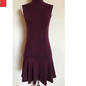 Alice + Olivia Glen Burgundy Dress.